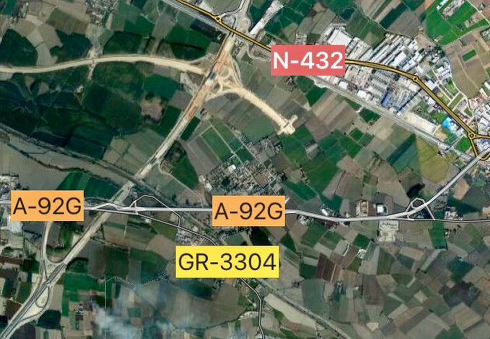 Zona donde tuvo lugar el accidente