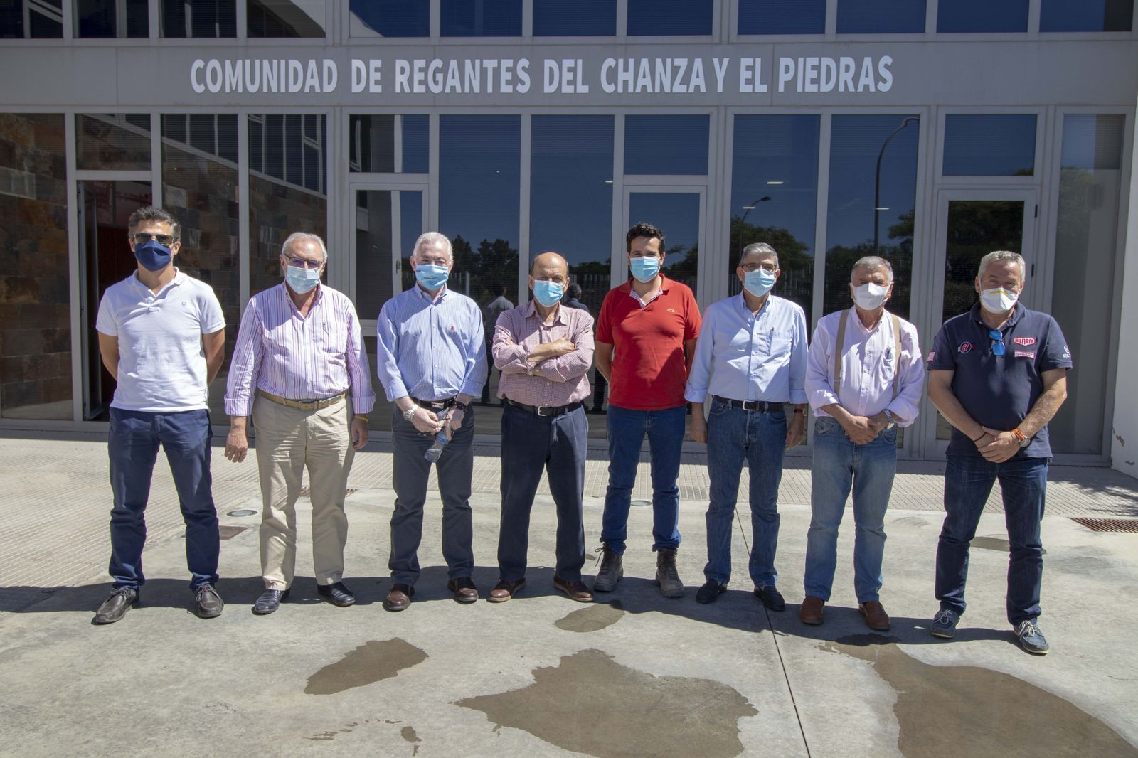 Encuentro entre la Plataforma por el desdoble del túnel de San Silvestre y en defensa de los regadíos del Condado.