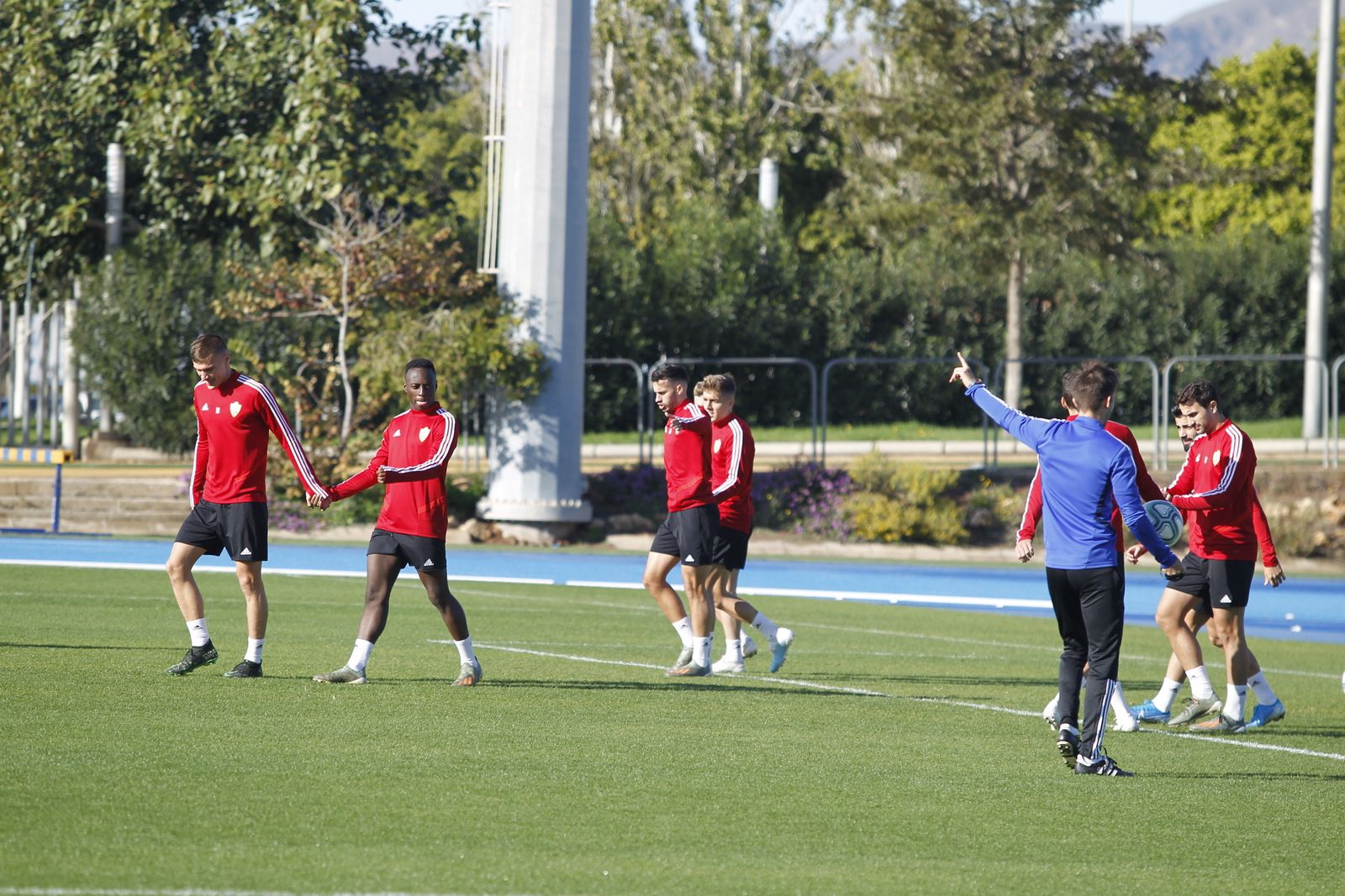 Fotogalería del entrenamiento del Almería previa al partido ante el Numancia