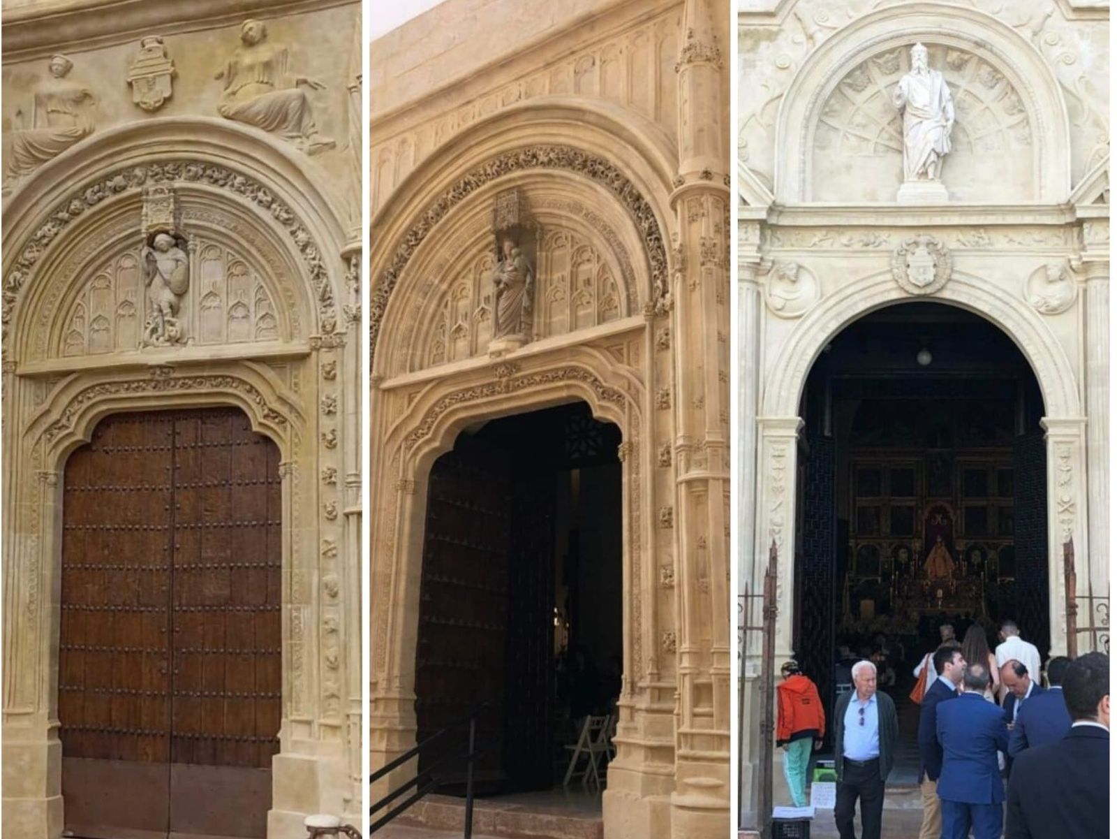 Portadas de la parroquia de San Mateo en Lucena.