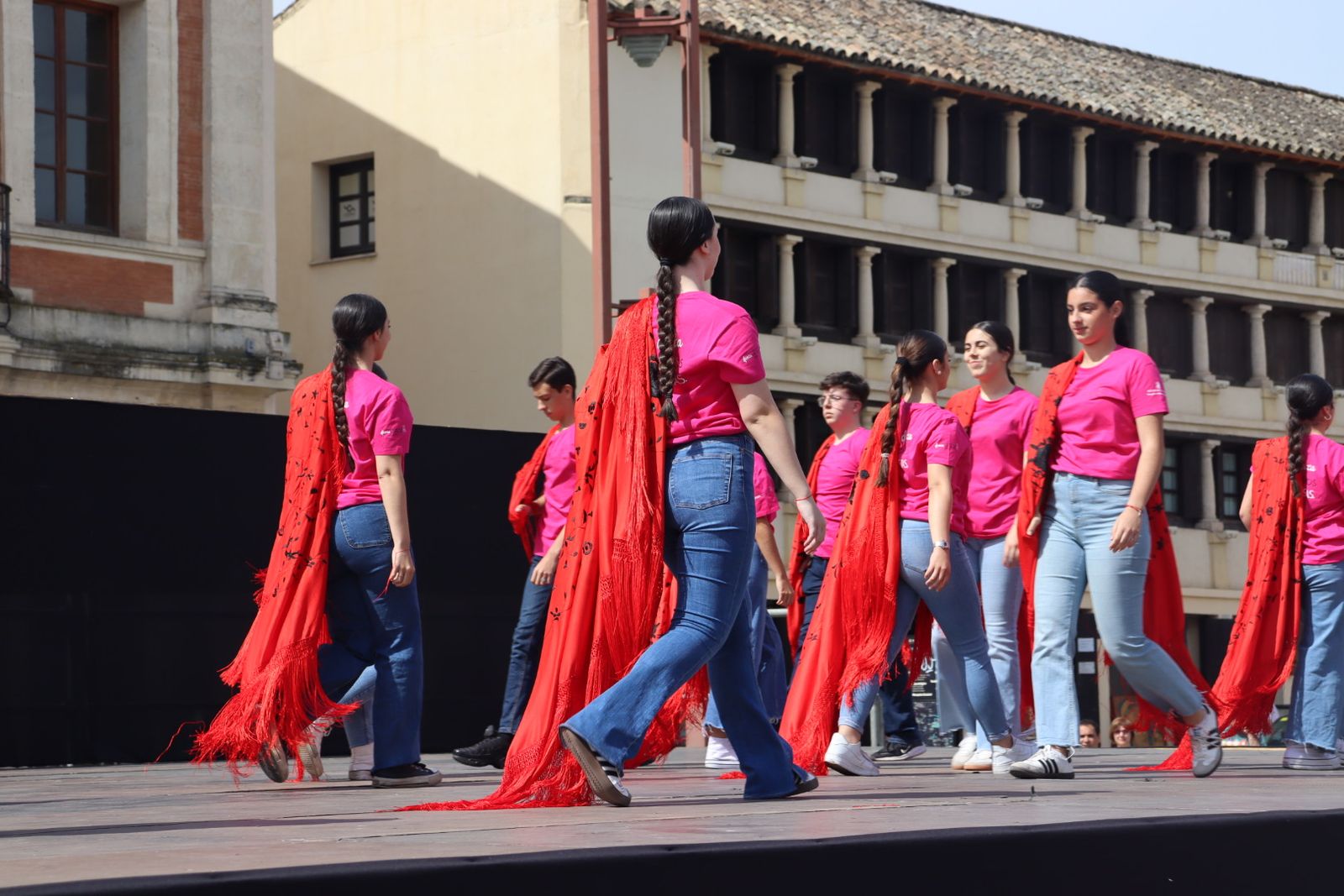 'Flashmob' en La Corredera por el Día Internacional de la Danza