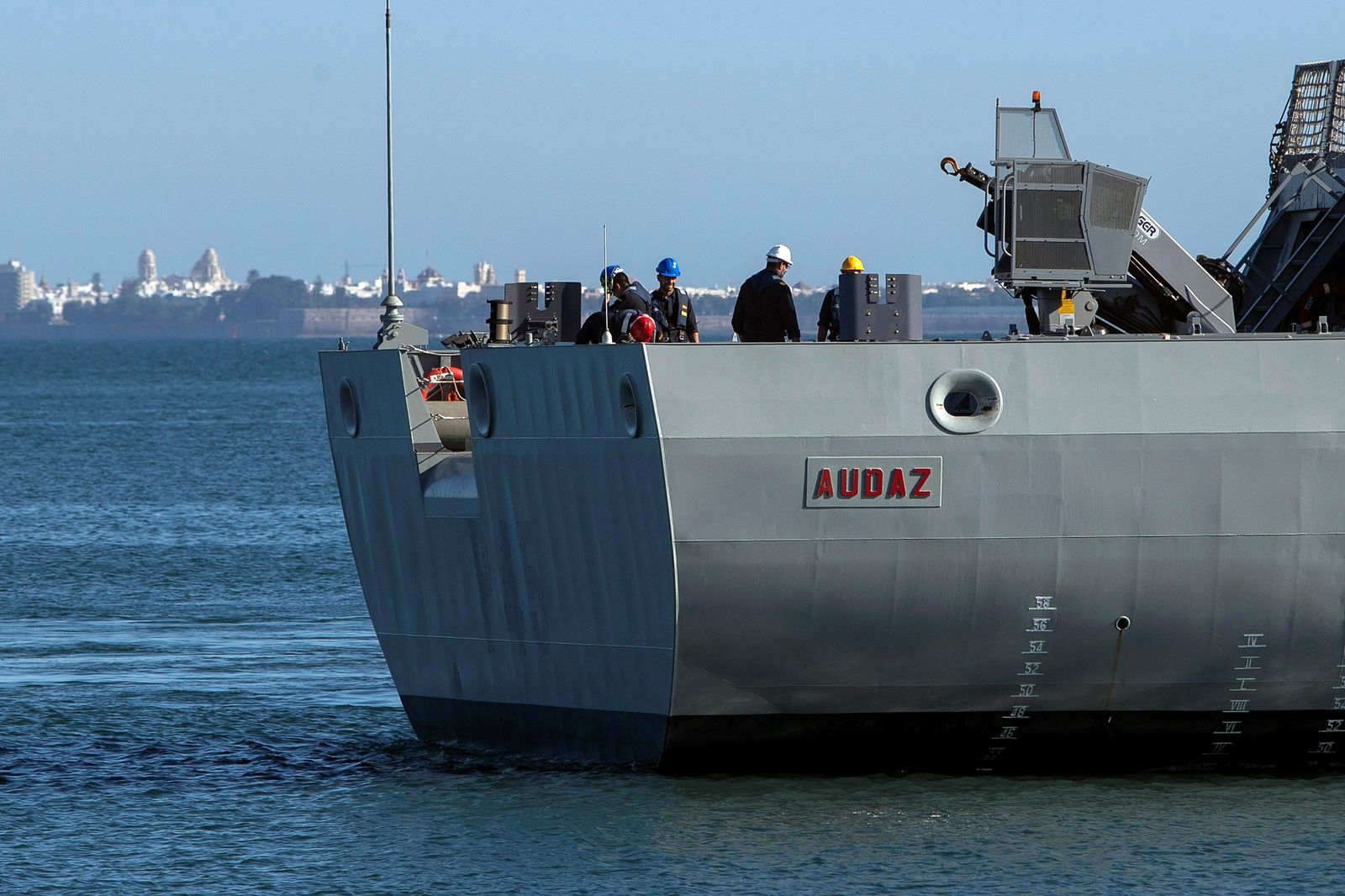 El patrullero 'Audaz' de la Armada.