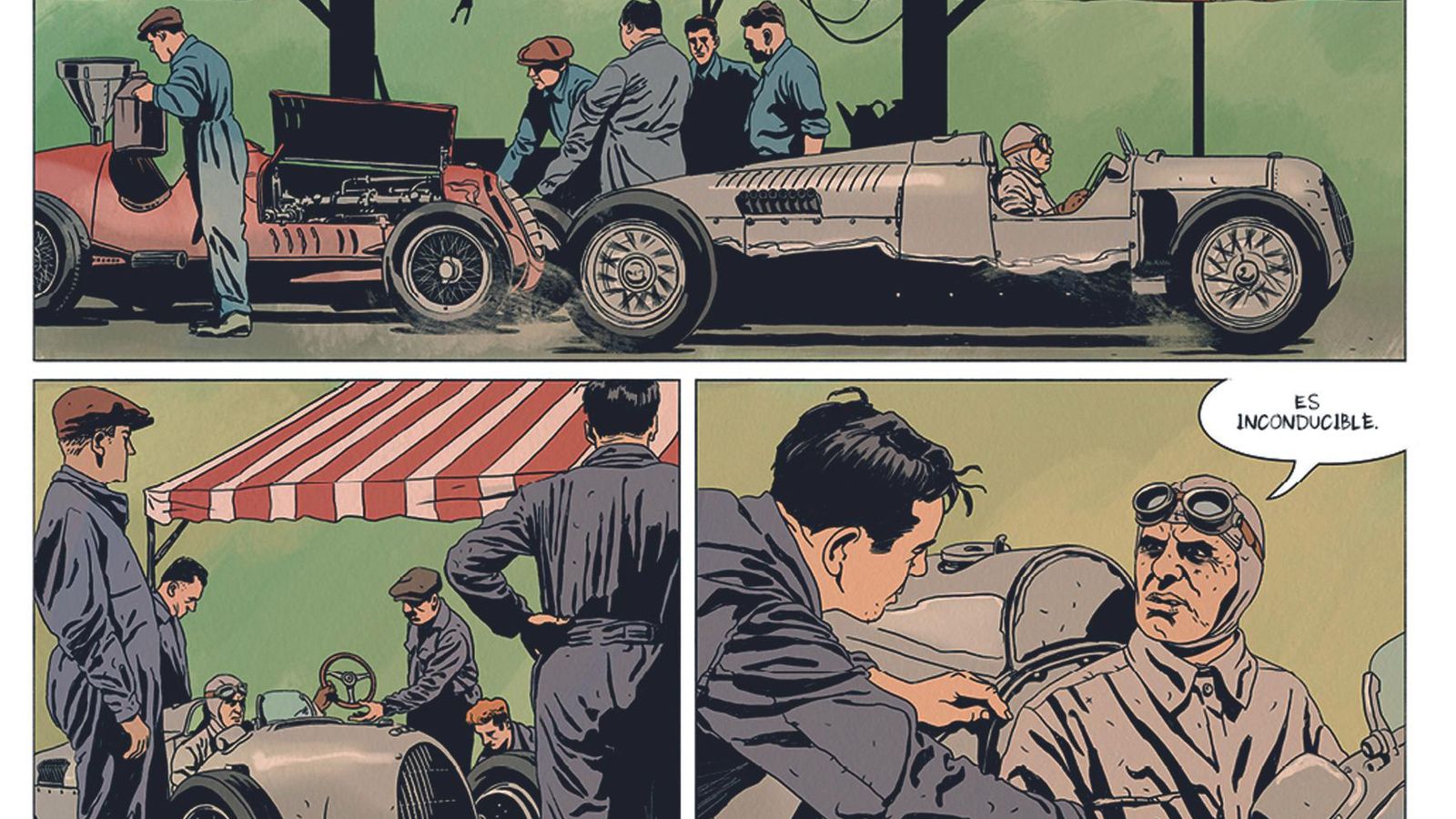 Unas viñetas de la obra.