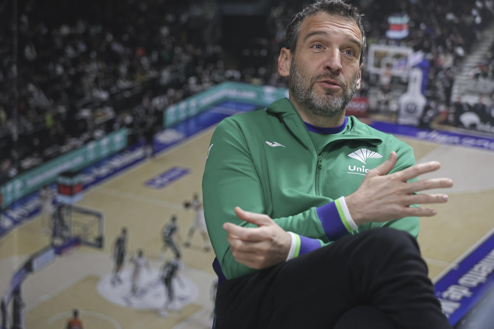 Ibon Navarro y su entrevista, en imágenes.