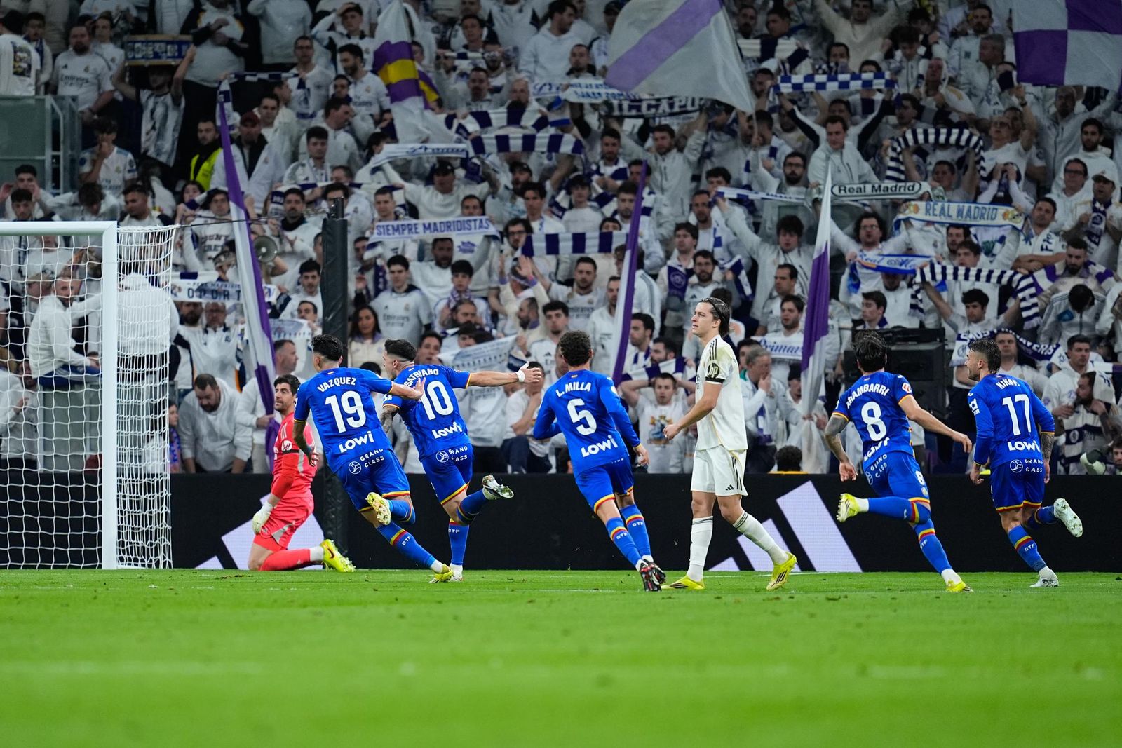 Las fotos de la derrota del Real Madrid contra el Getafe