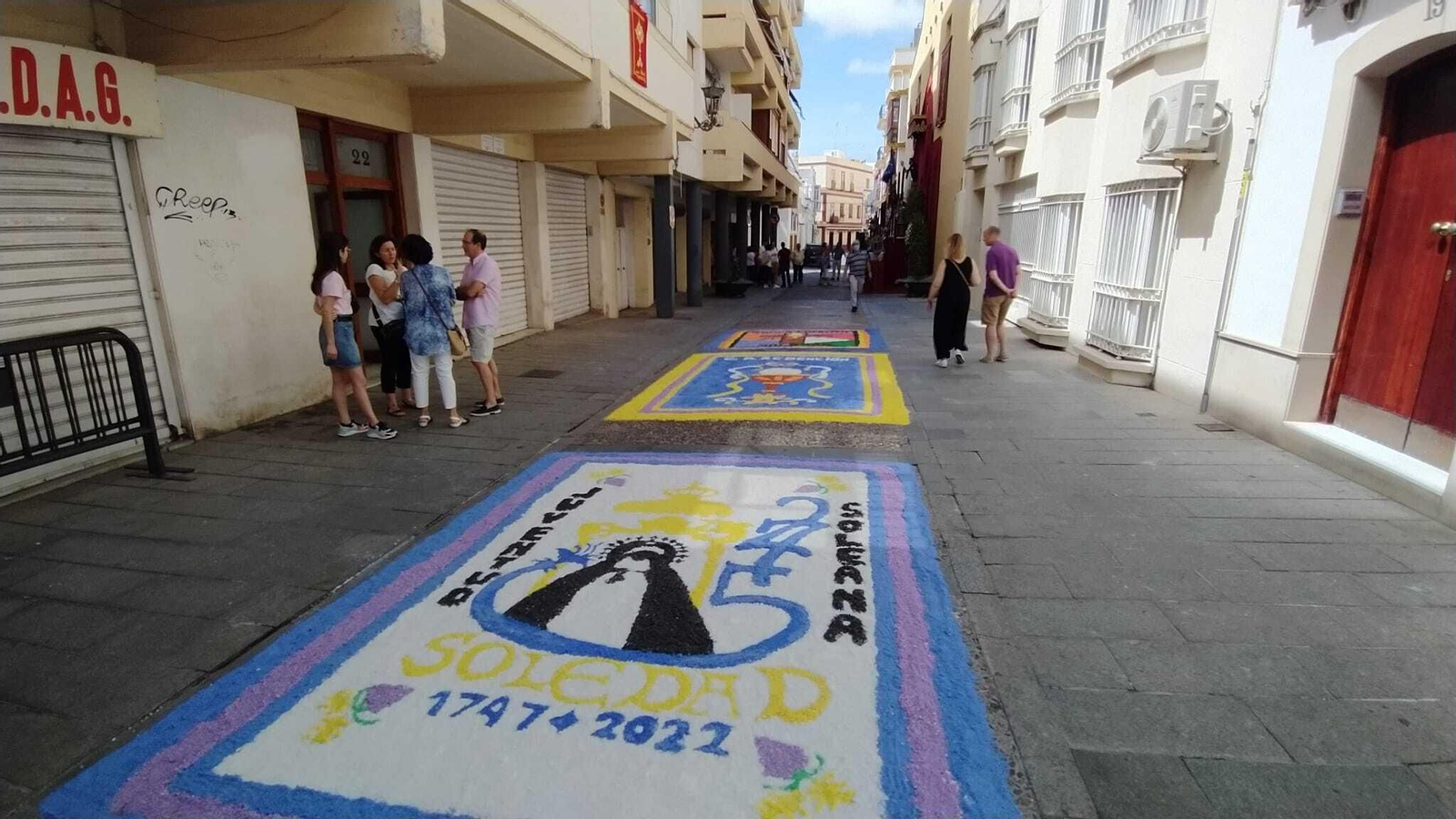Los altares y alfombras del Corpus en San Fernando
