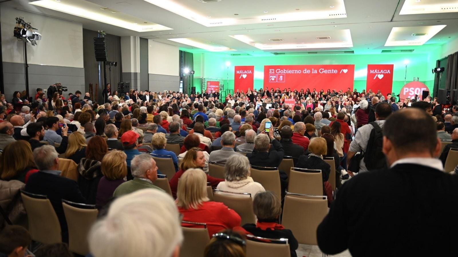 Celebración del mitin del PSOE, este domingo. Celebración del mitin del PSOE, este domingo.