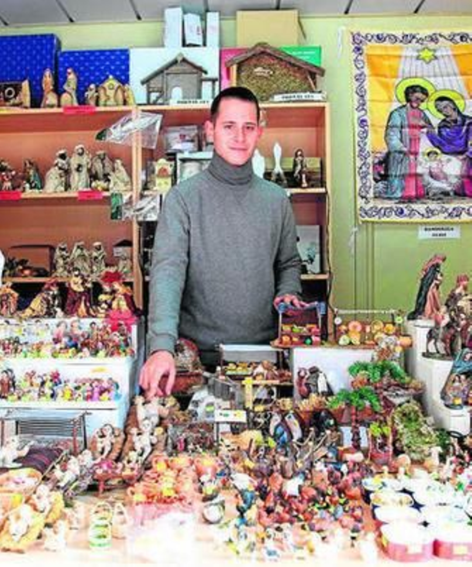 La venta de artesanía se reactiva por Navidad