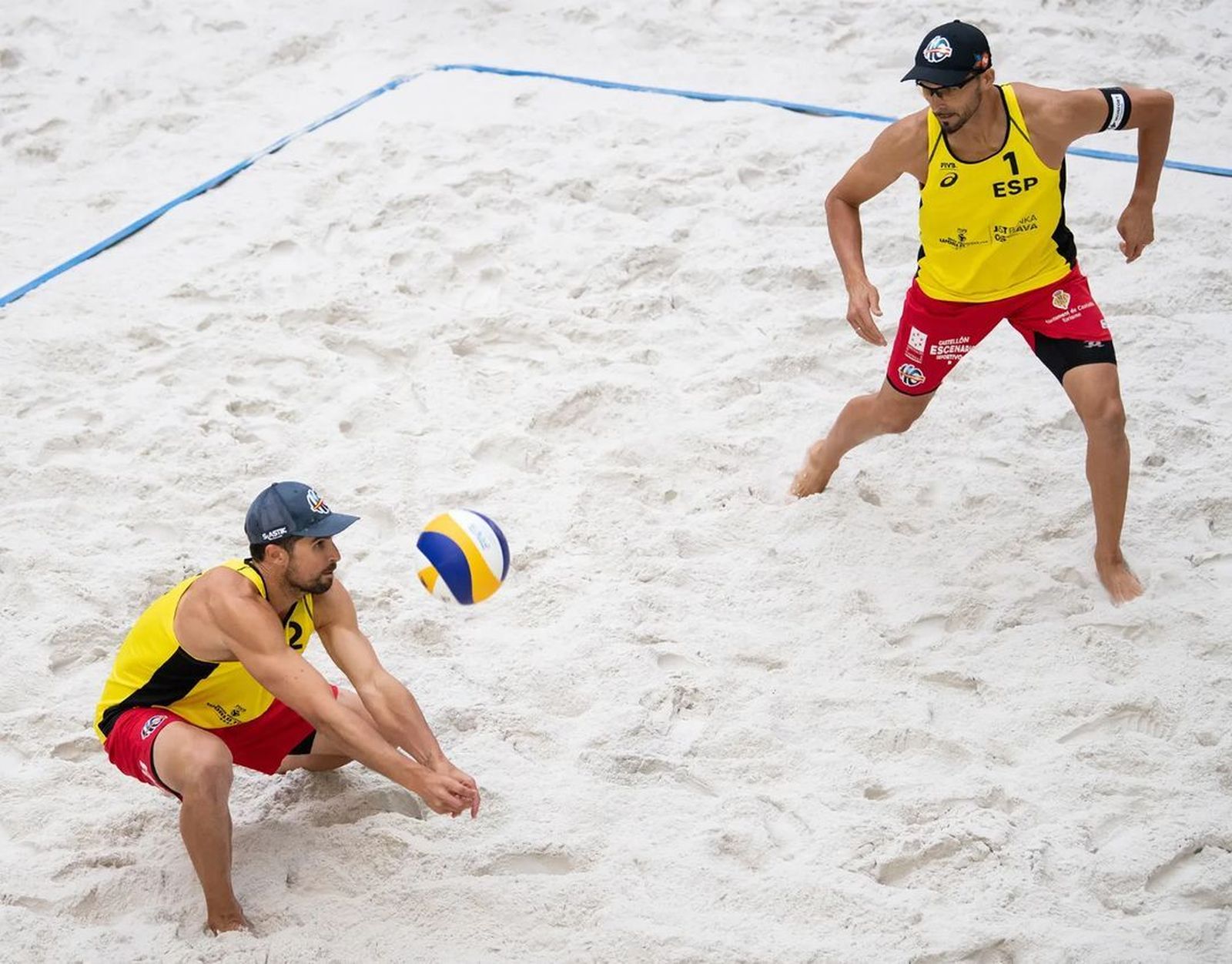 Herrera y Gavira, durante un partido