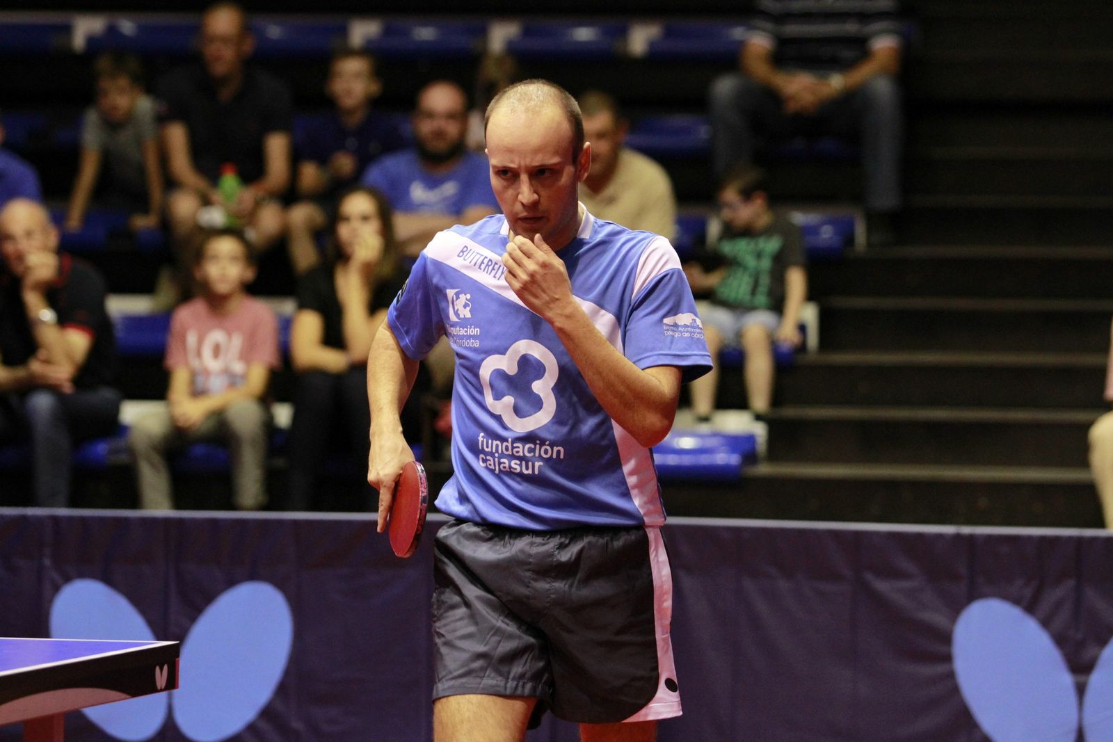 Carlos Machado, en un partido en el Centro de Tecnificación.