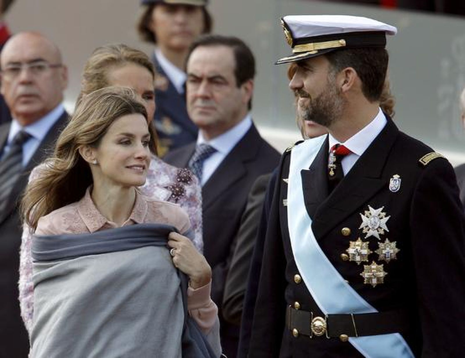 Desfile militar con motivo del día de la Fiesta Nacional. / AFP