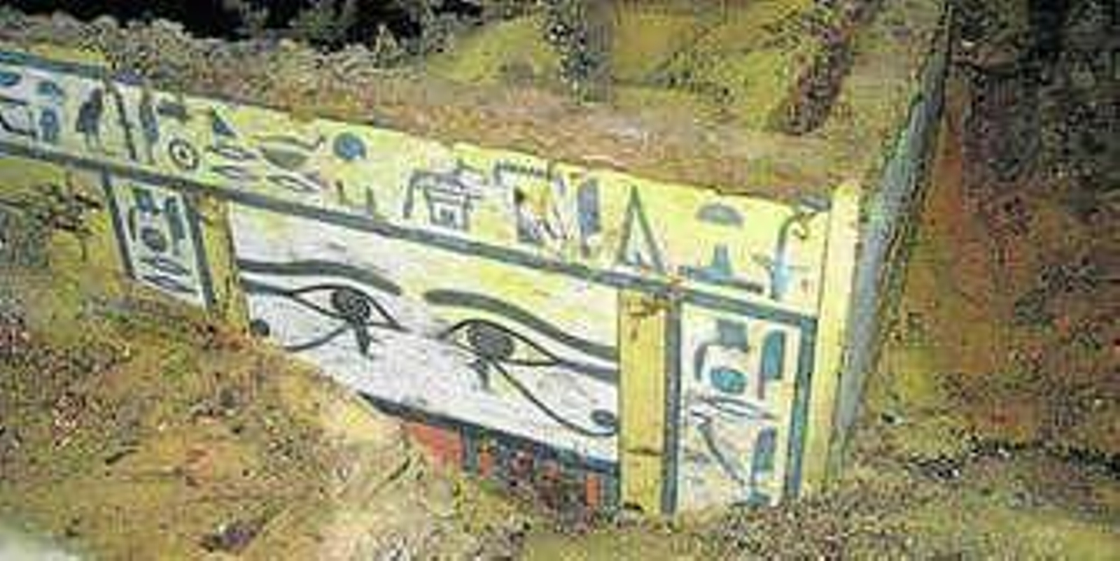 Imagen del sarcófago donde se encontró la momia de esta importante dama egipcia.