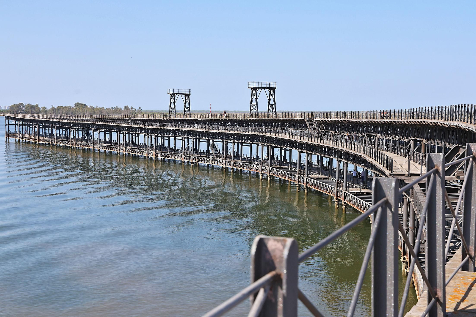 Inauguración de la unión del muelle de la Río Tinto en Imágenes