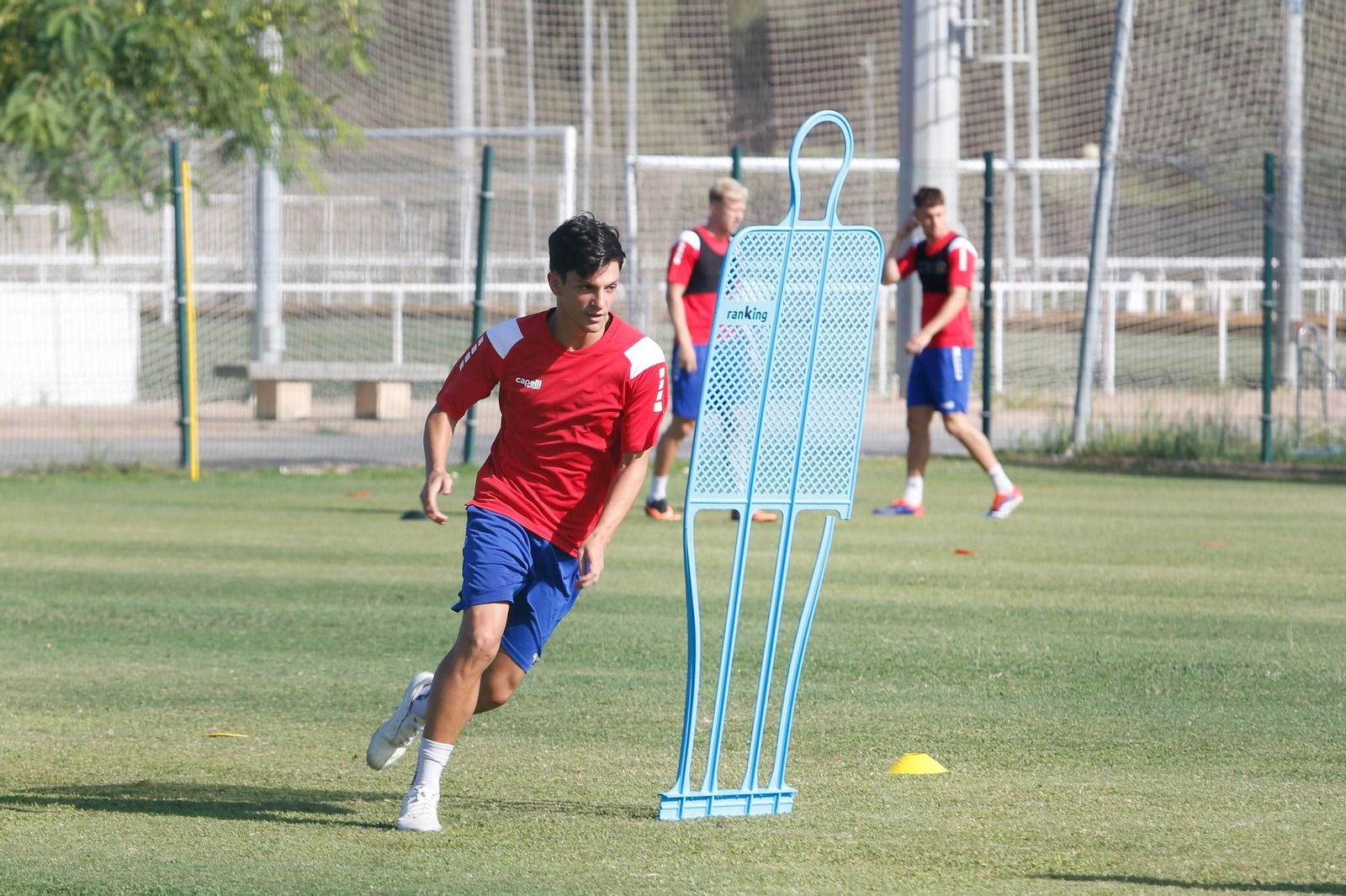 Las fotos del entrenamiento de pretemporada del Algeciras en La Menacha