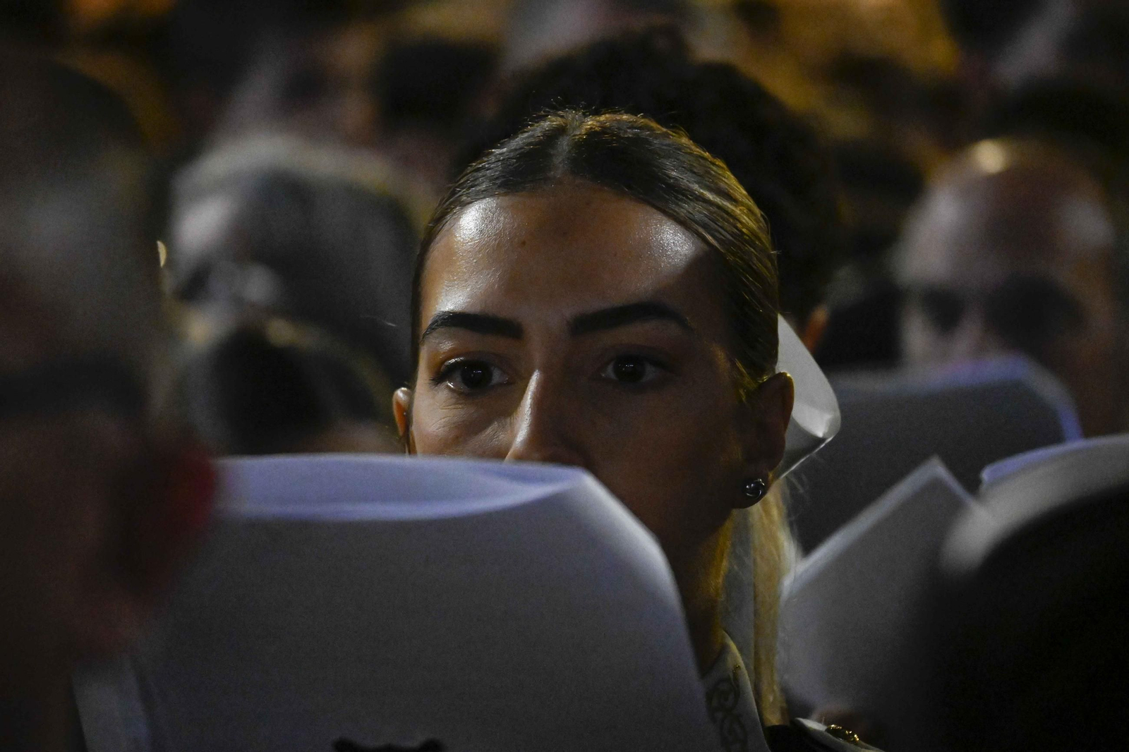 Las mejores imágenes del encendido del alumbrado 2025 en la Plaza de las Monjas