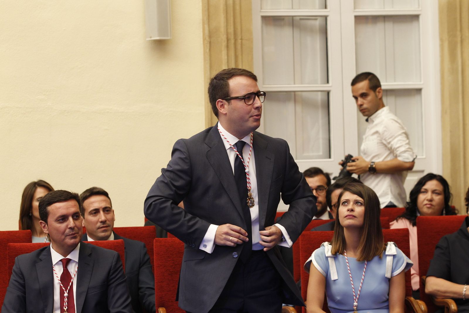 Pleno investidura Presidente Diputación de Almería. Javier Aureliano García