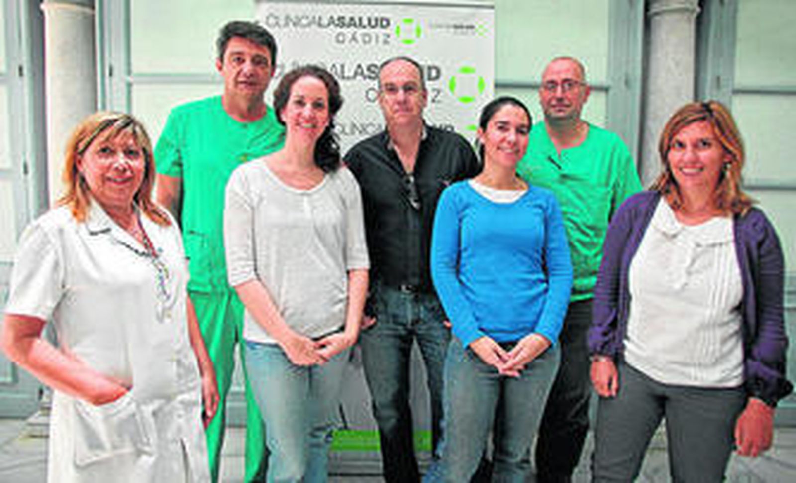 Integrantes de la unidad de reproducción asistida de la Clínica de la Salud.