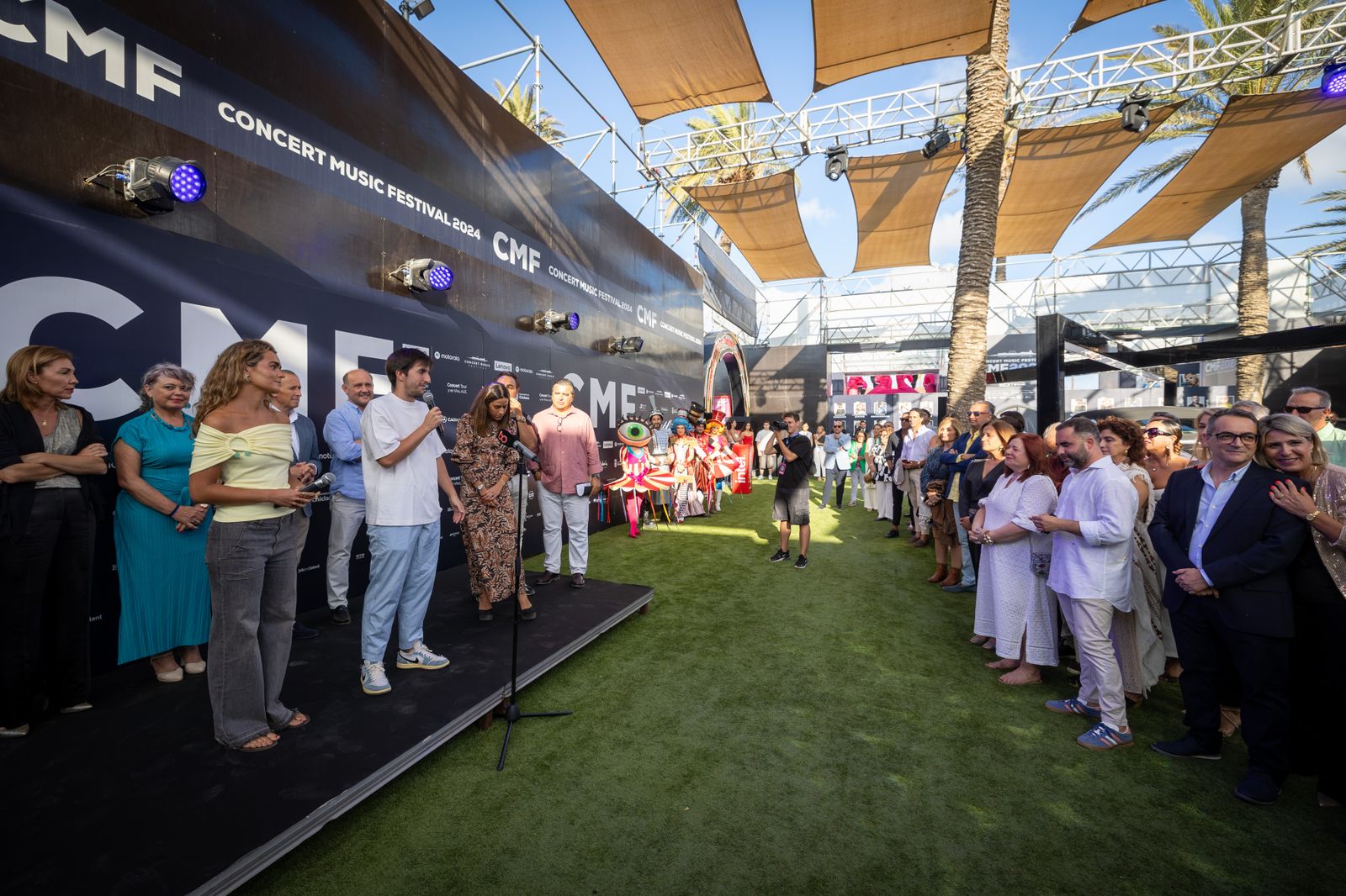 Imágenes de la inauguración del Concert Music Festival 2024 en Chiclana