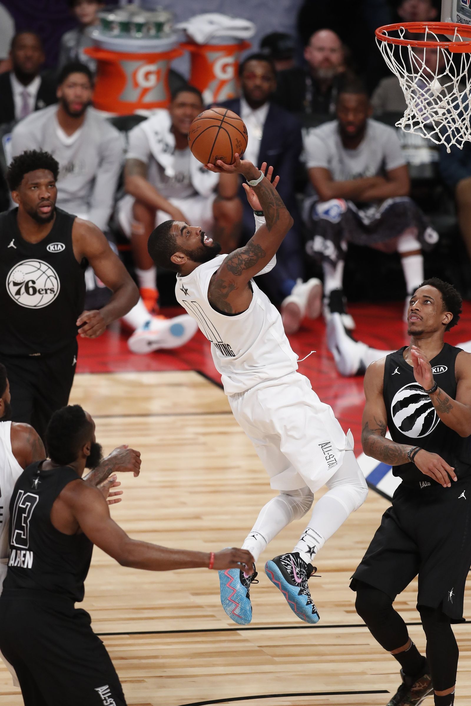 El partido del All-Star de la NBA, en imágenes