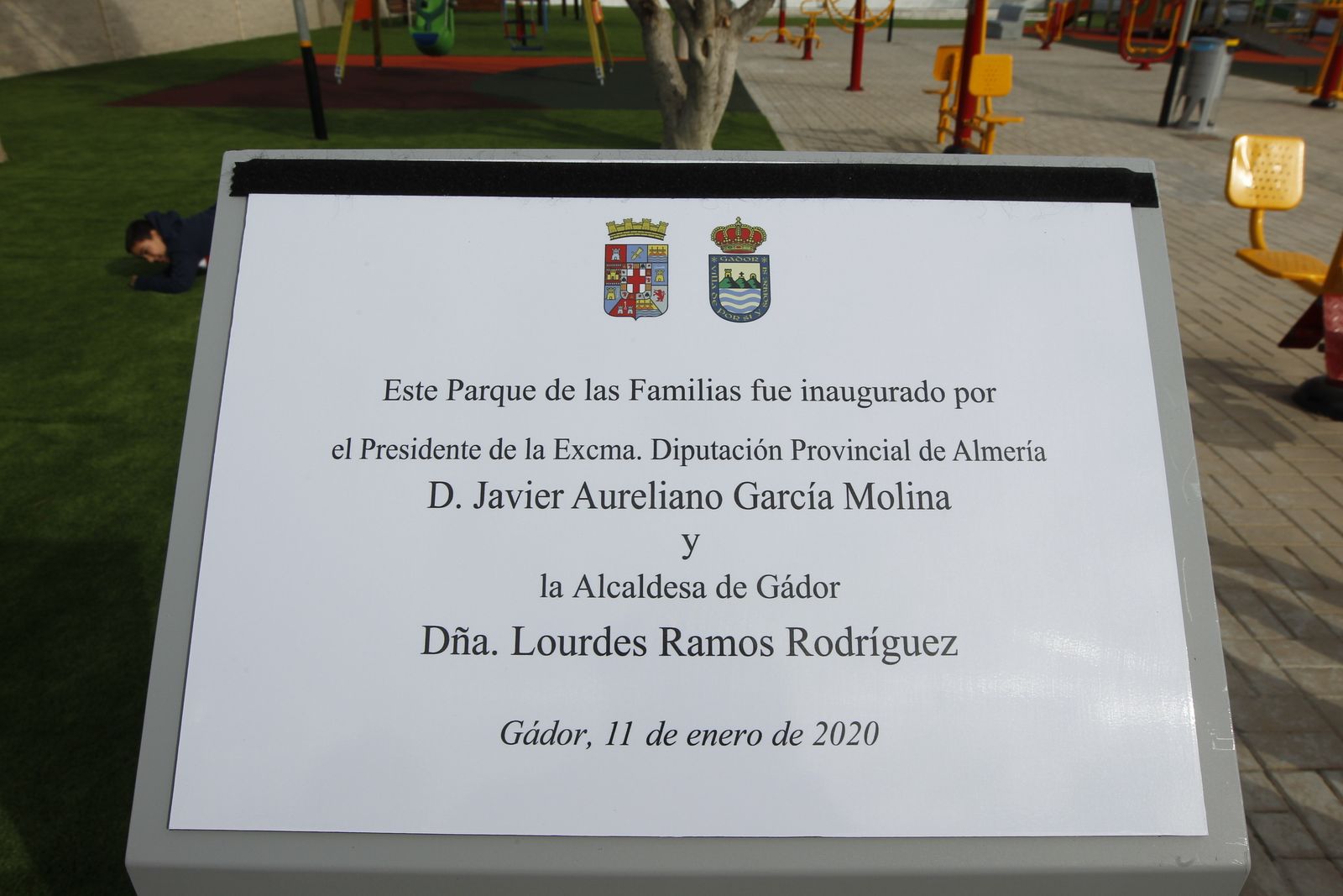Fotogalería inauguración Parque de las Familias. Gádor