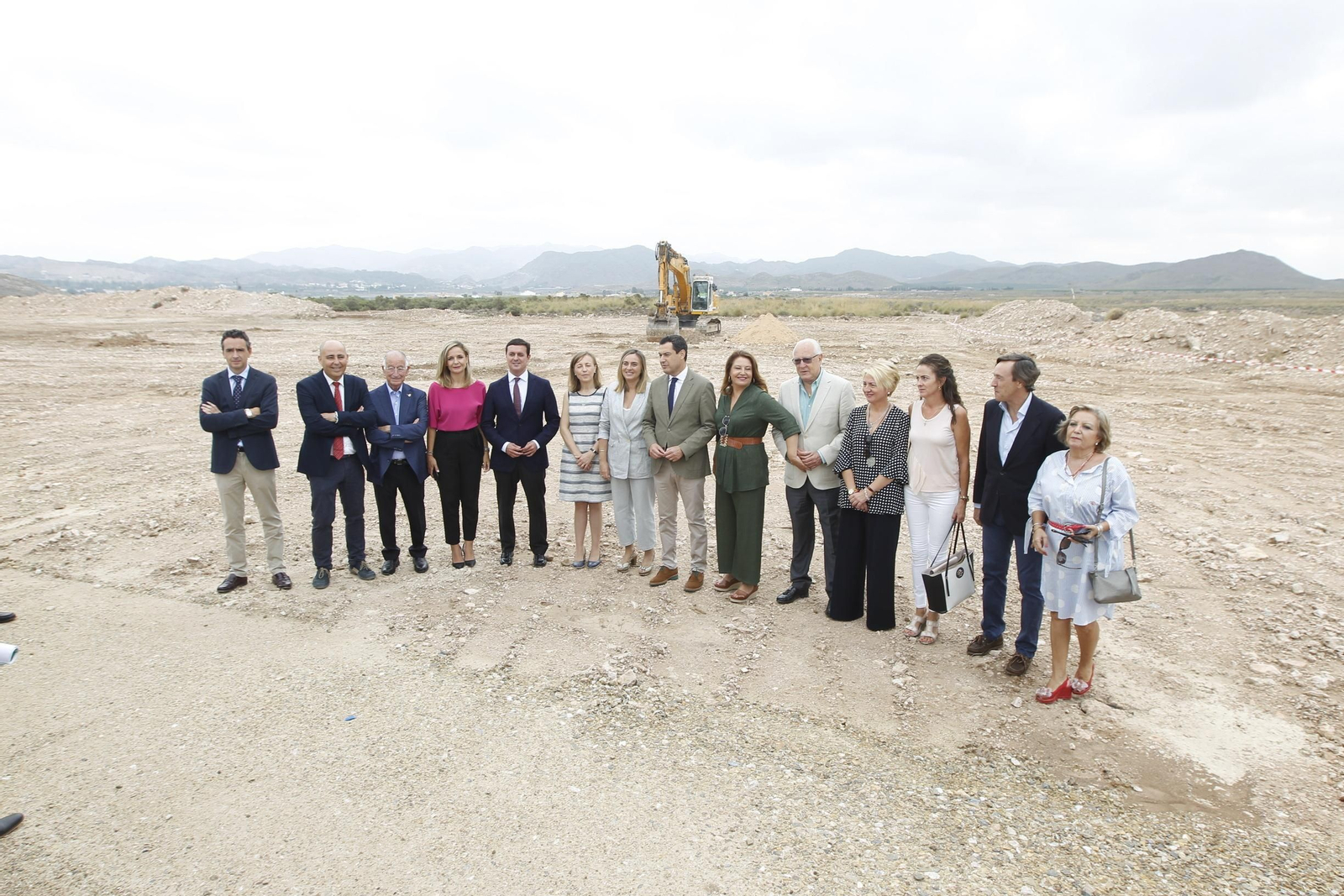 Fotogalería colocación primera piedra cuarto tramo Autovía del Almanzora