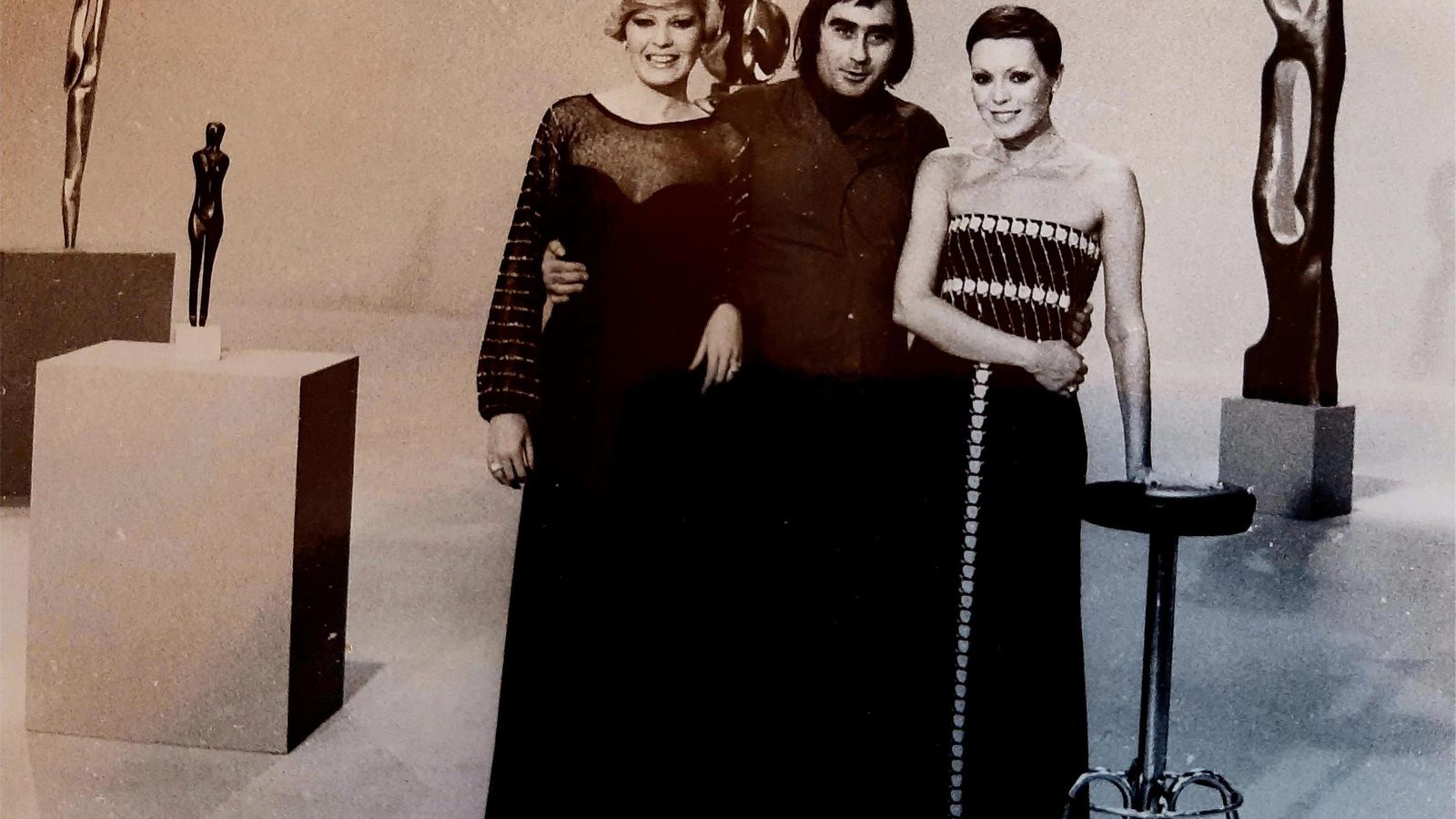 Junto a Barbara Rey y Pilar Velázquez, en el programa Palmarés