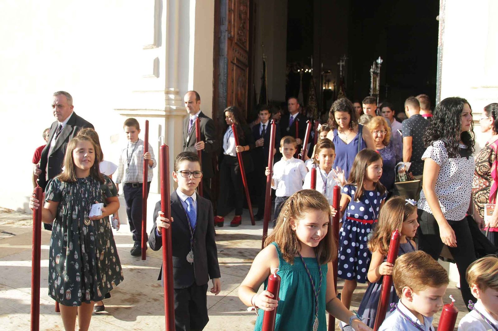 Imágenes del Señor de Pasión en la procesión del centenario de la hermandad