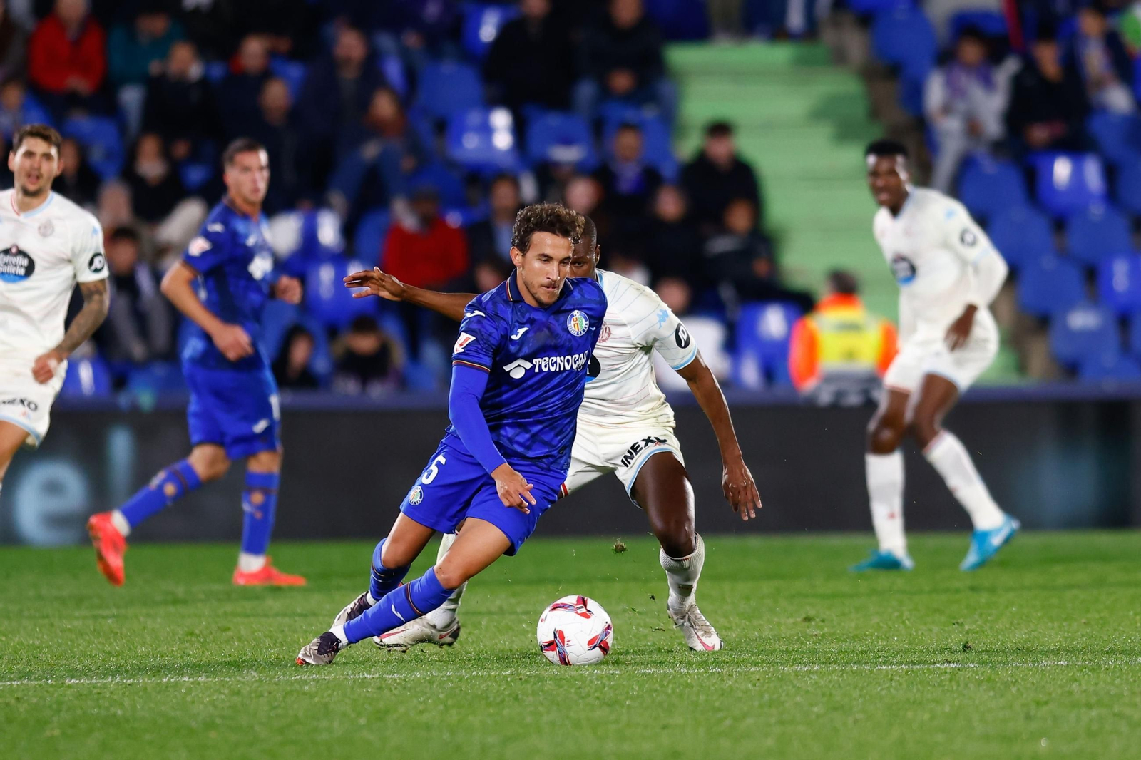Luis Milla, exrojiblanco, forma parte de la plantilla del Getafe.