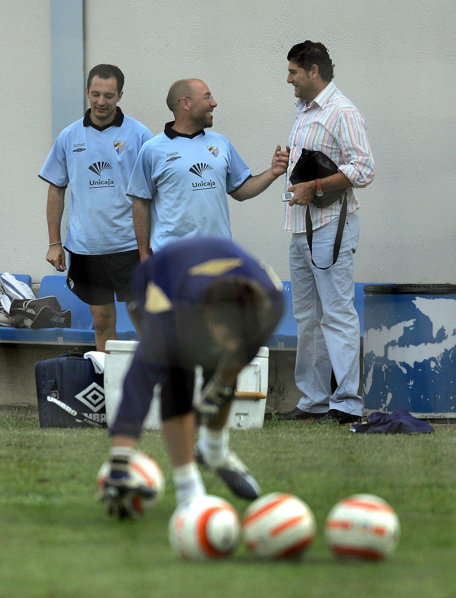 Las fotos de Marcelino Torrontegui en su etapa en el Málaga