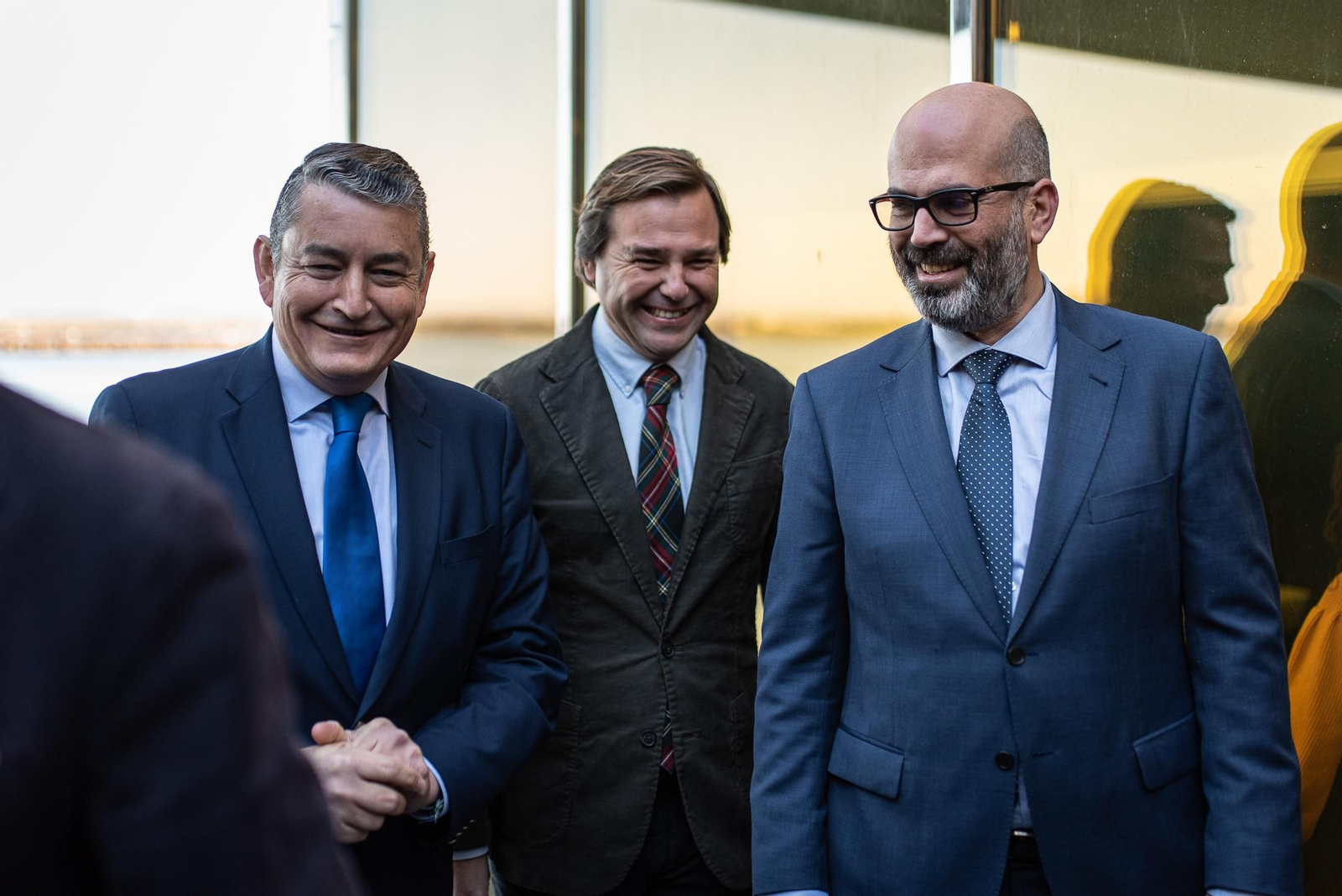 Imágenes de los invitados a la conferencia y desayuno-coloquio con Antonio Sanz en el Foro Joly Andalucía