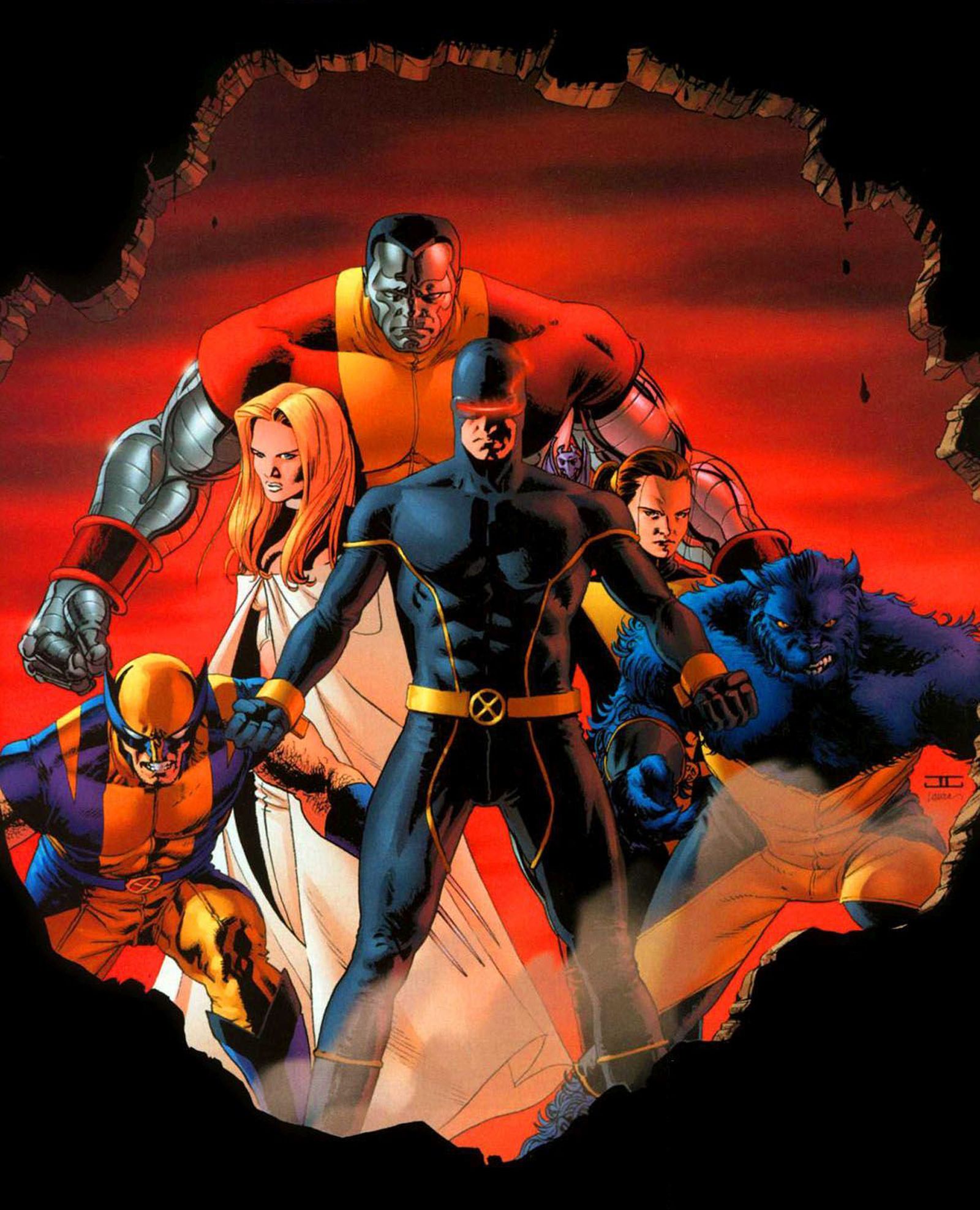 Los mutantes de la serie.