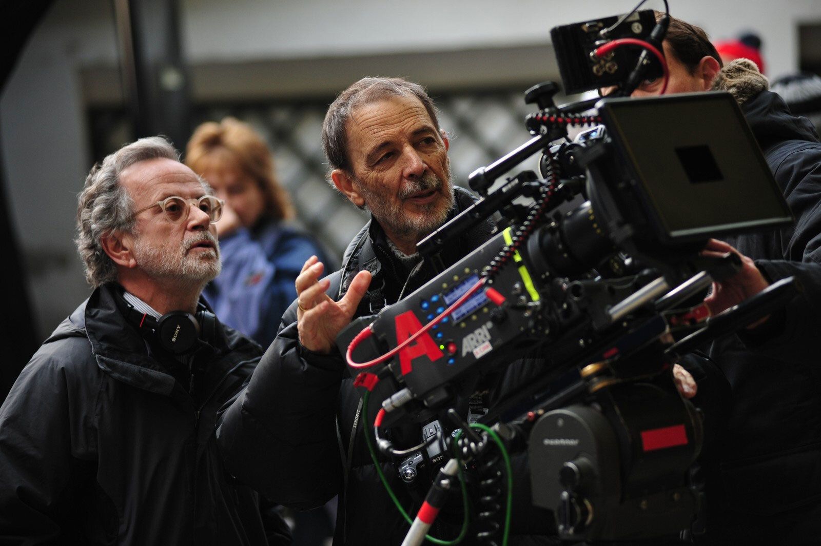José Luis Alcaine junto al cineasta Femando Colomo.