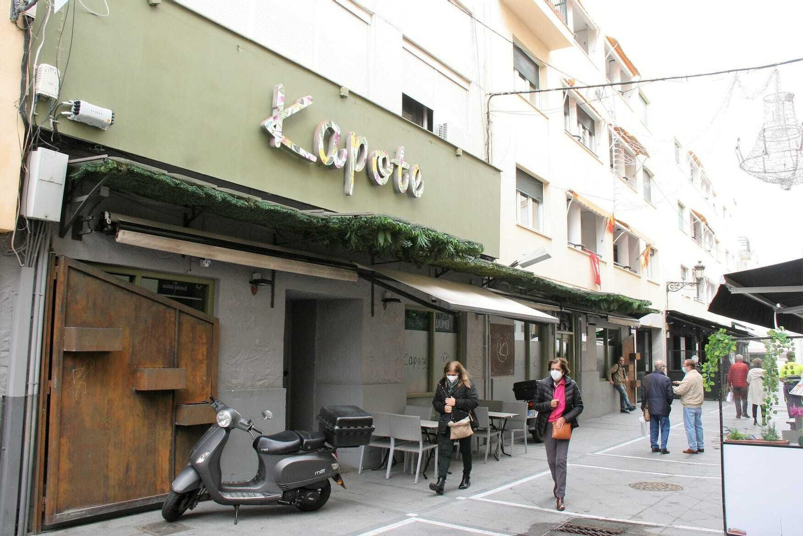 Una imagen del pub  propuesto para sanción, en la calle Misericordia.