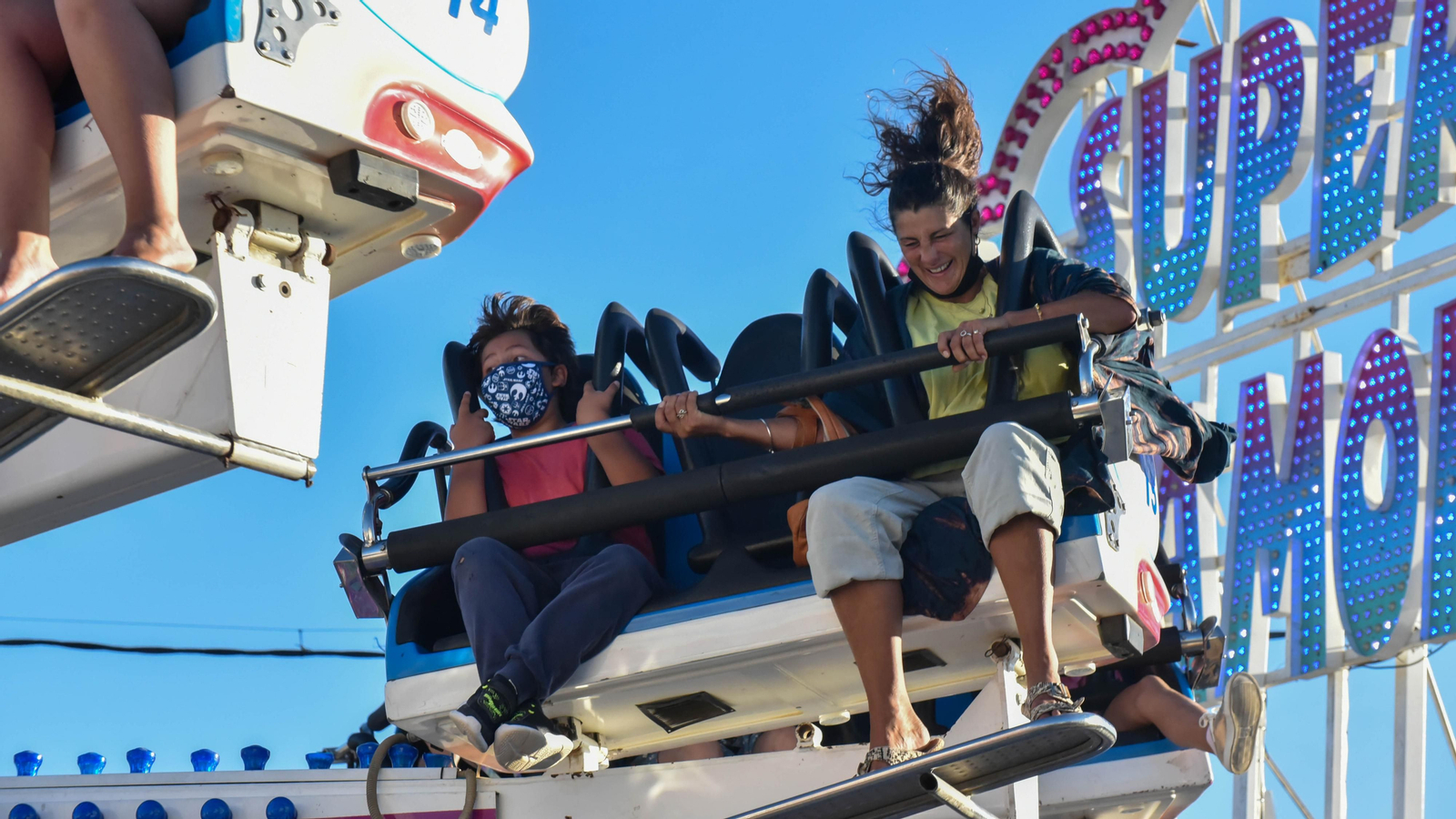 Las fotos de una tarde en un universo de atracciones en Tarifa