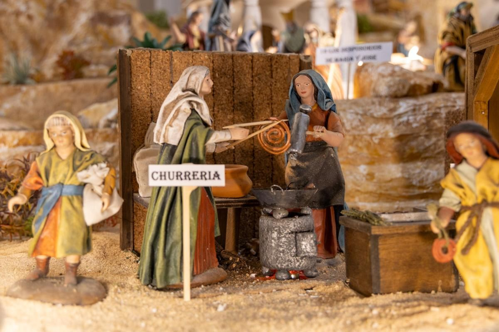 En imágenes: así es el Belén Bíblico con más de un millar de piezas artesanas de los abuelos María y Rafael
