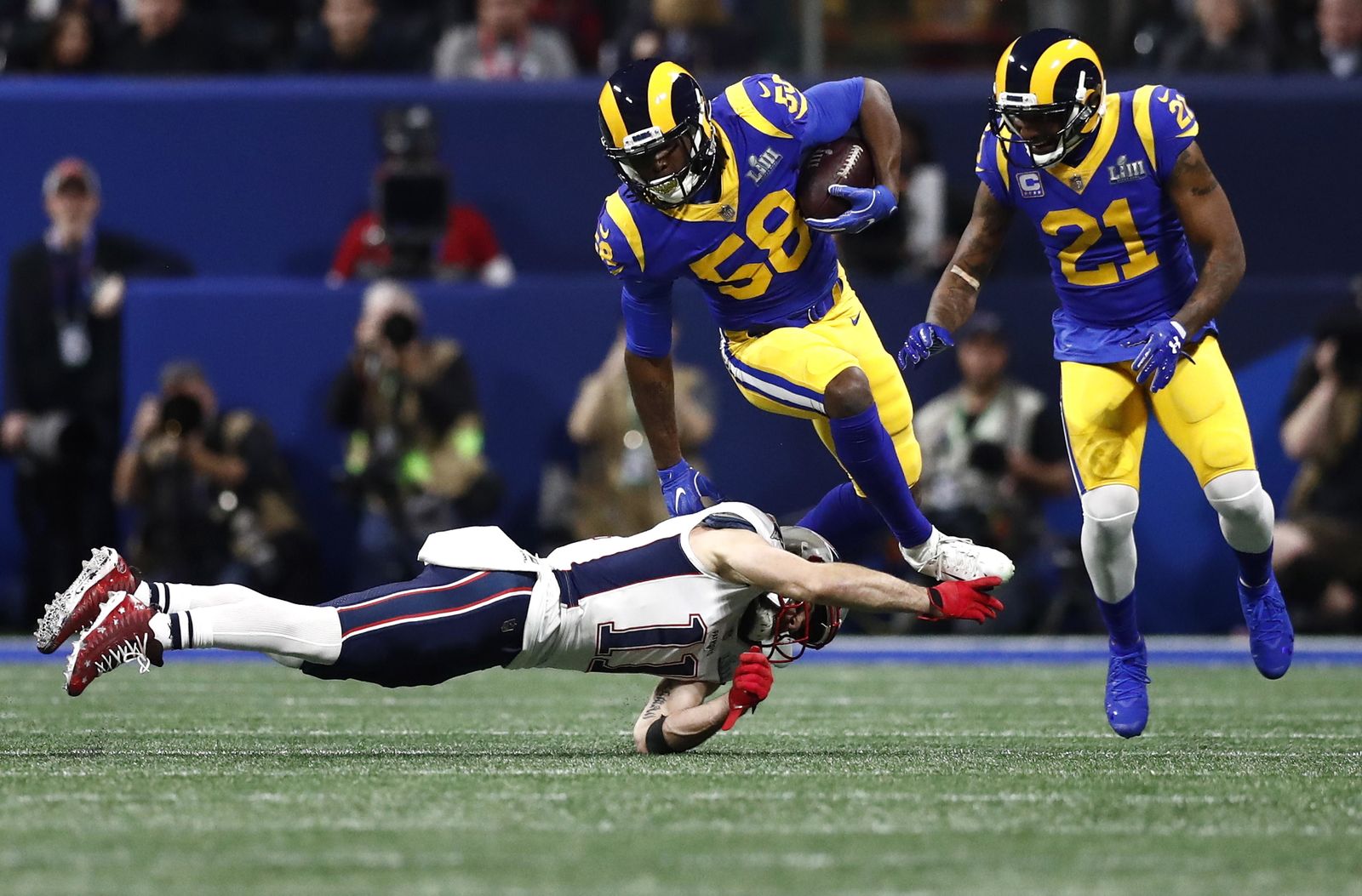 Las imágenes de la final de la Super Bowl