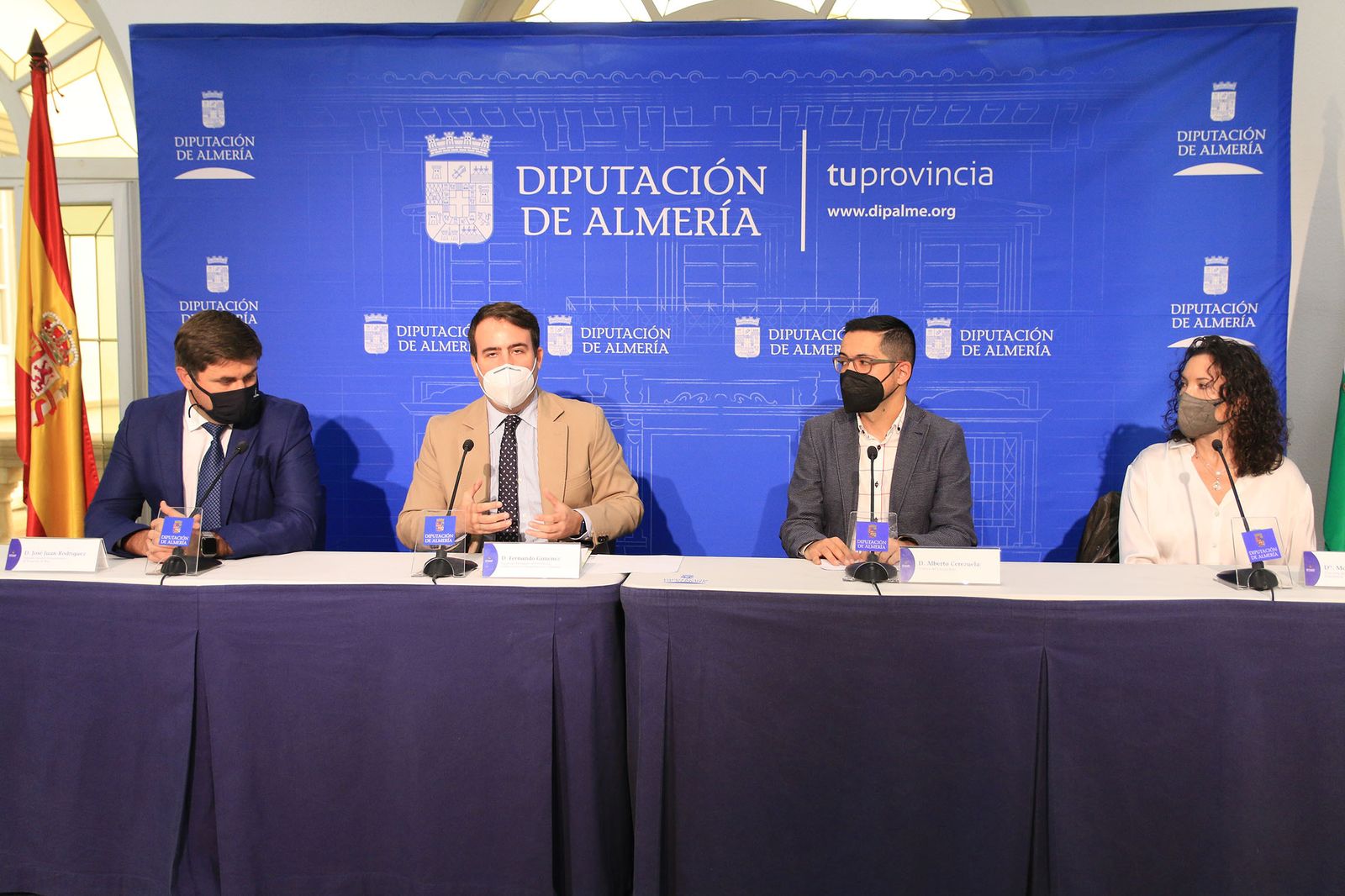 José Juan Rodríguez, Fernando Giménez, Alberto Cerezuela y Mar Peláez.