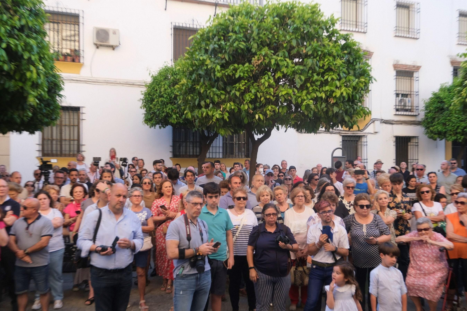 San Rafael sale en rogativa por la falta de lluvia en Córdoba, en imágenes
