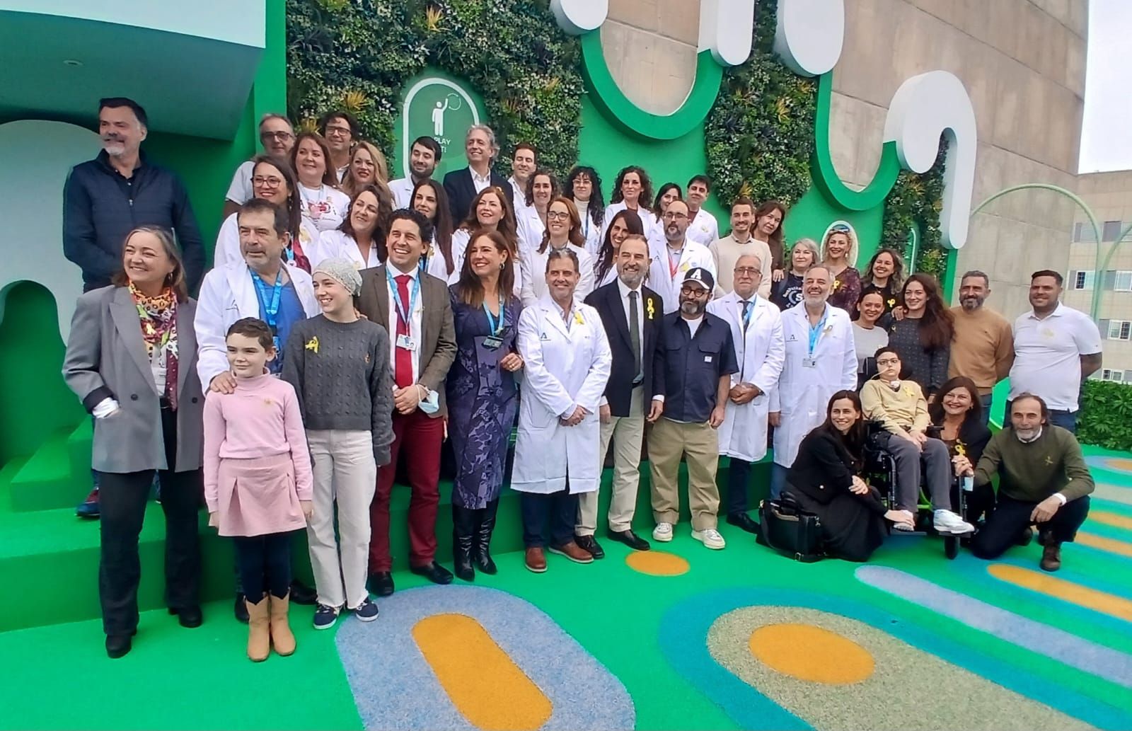 Jornada de actividades lúdicas en el Hospita Materno Infatil de Málaga