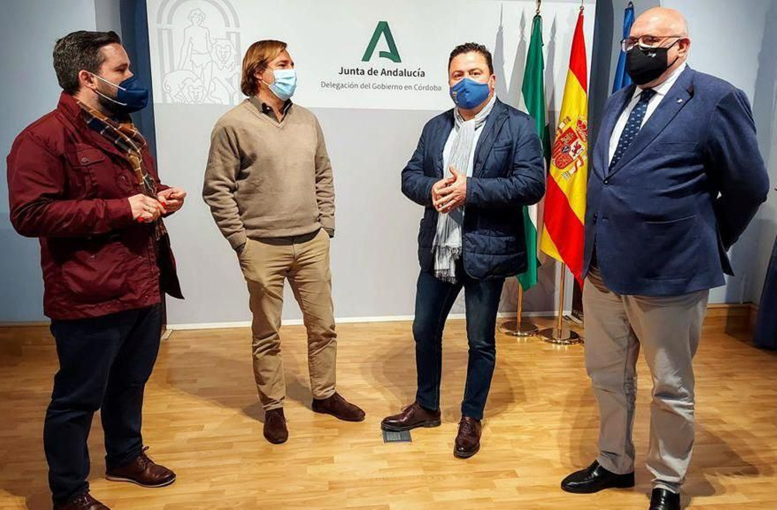 José Álvarez, Antonio Repullo, Antonio García y Jorge Jiménez.