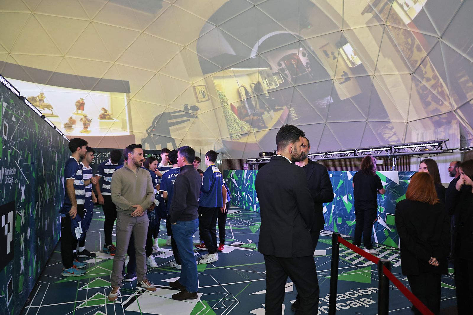 Imágenes de la Inauguración del Espacio Fundación Unicaja con motivo de la conmemoración de su décimo Aniversario