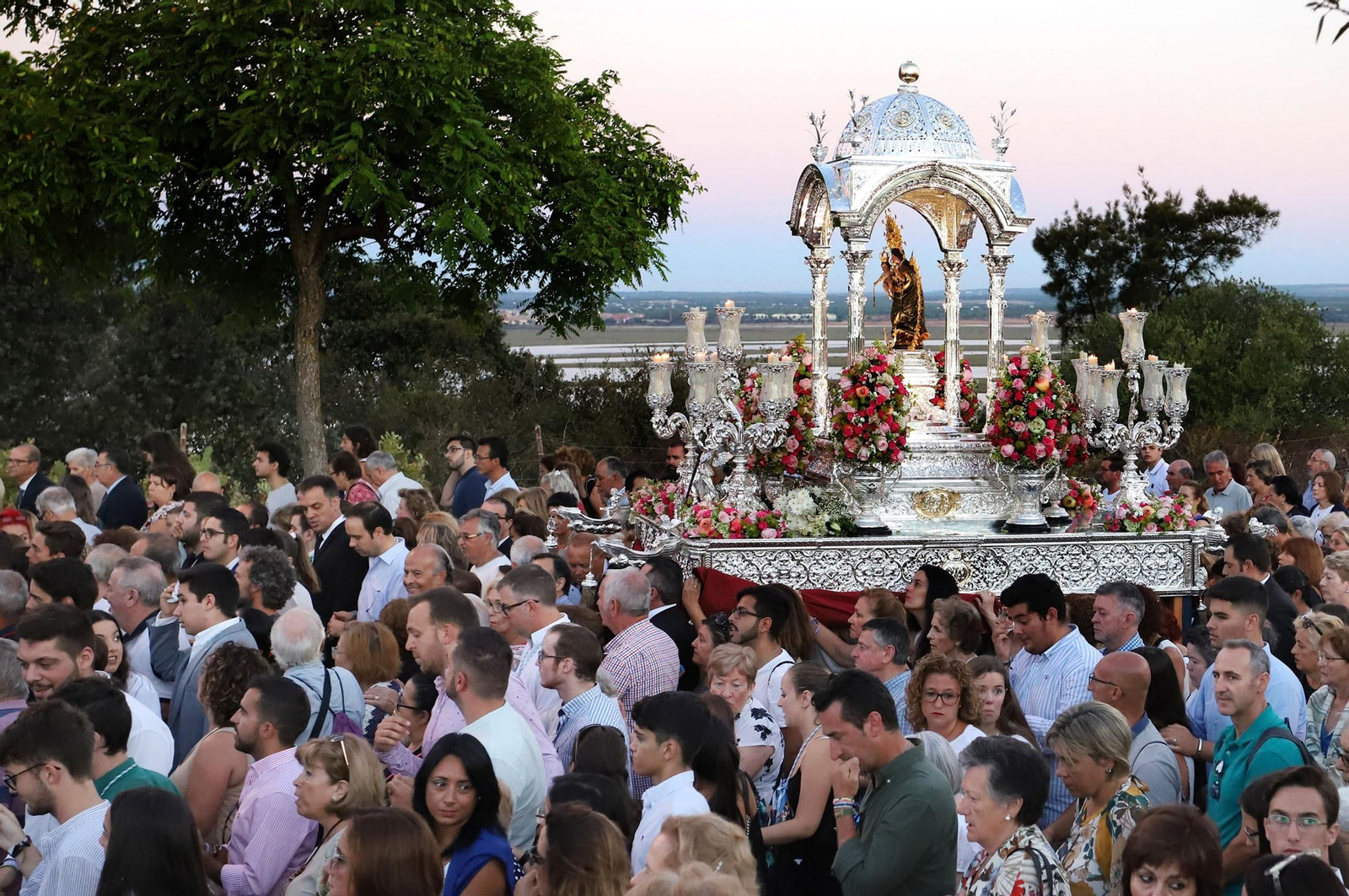 Imágenes de la bajada de la Virgen de La Cinta