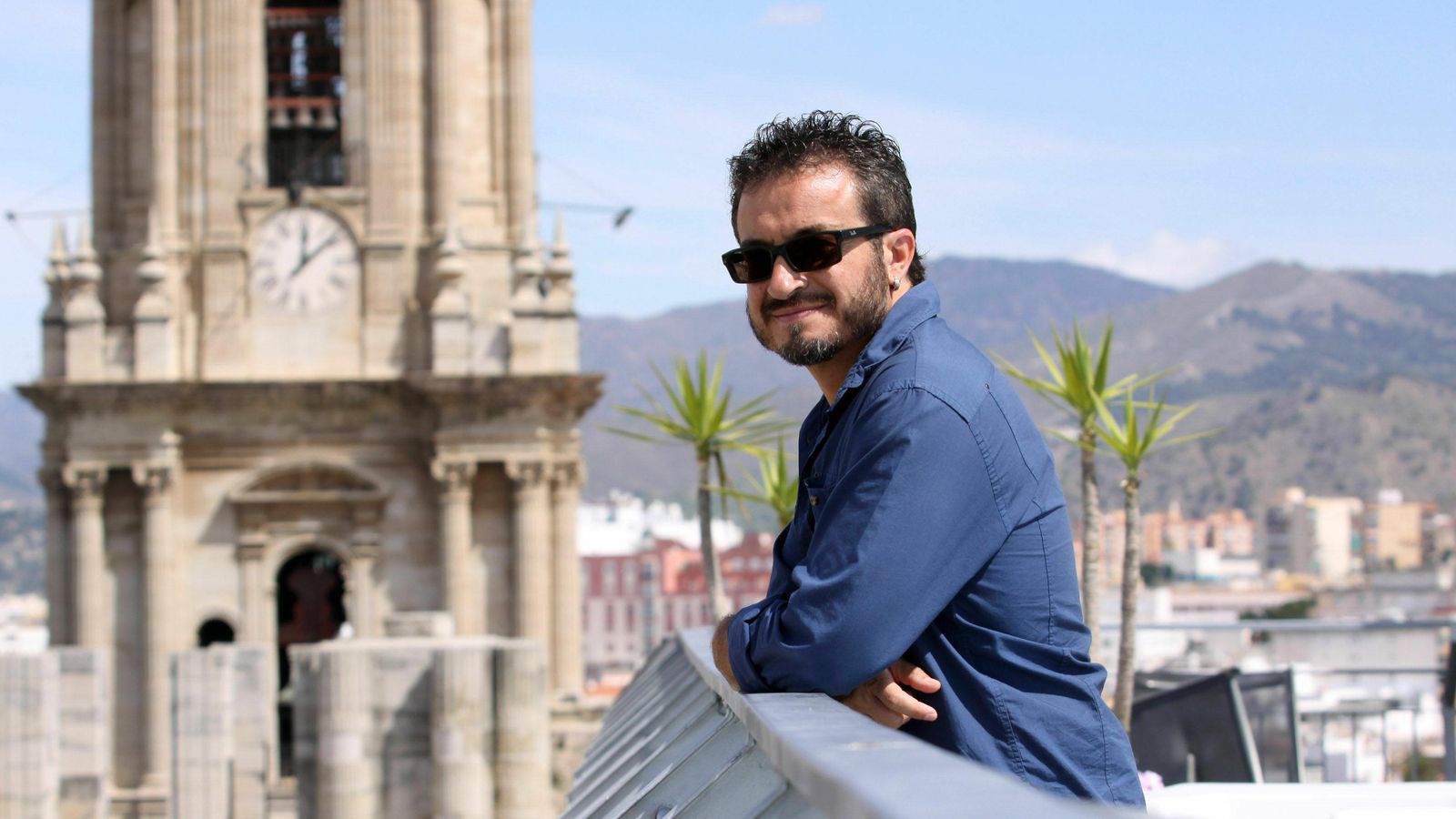 Roque Baños, en una visita a Málaga.