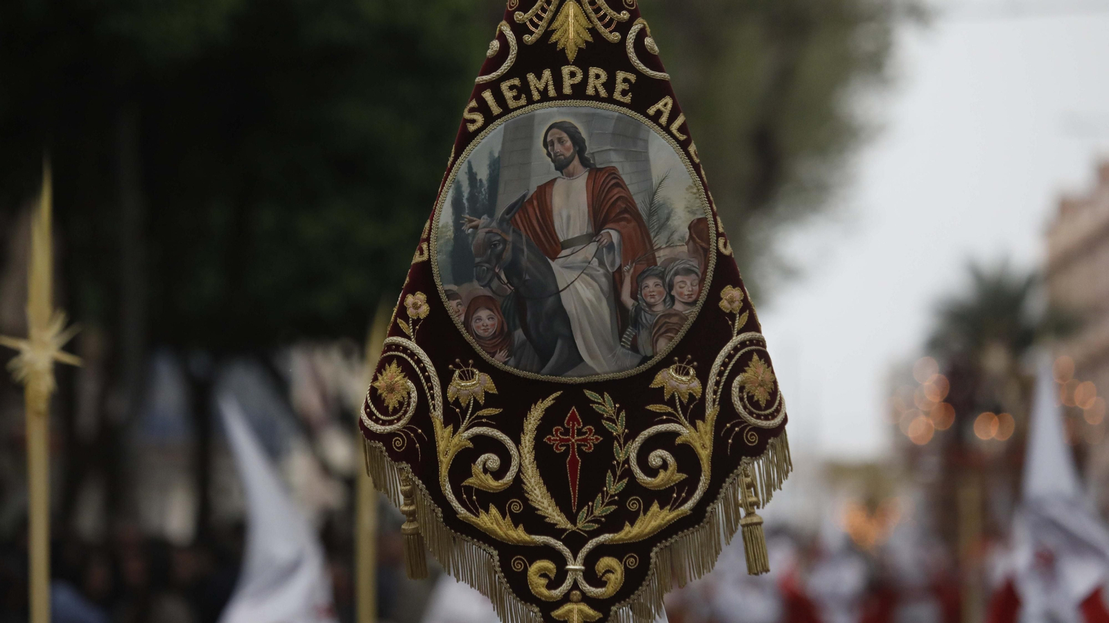 Fotos del Domingo de Ramos en La Línea: La Borriquita y Flagelación