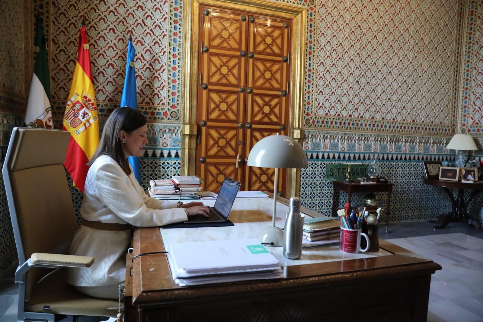 12.30 horas. En Alcaldía