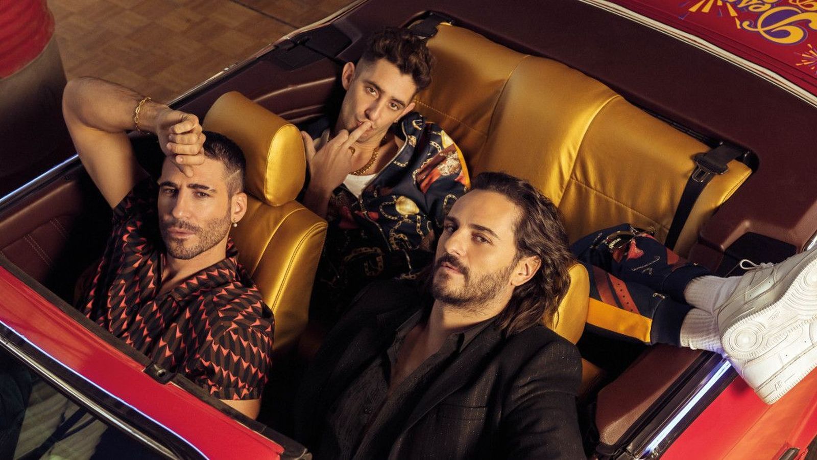 Etxeandia, Silvestre y Enric Auquer, que encarnan a los proxenetas.