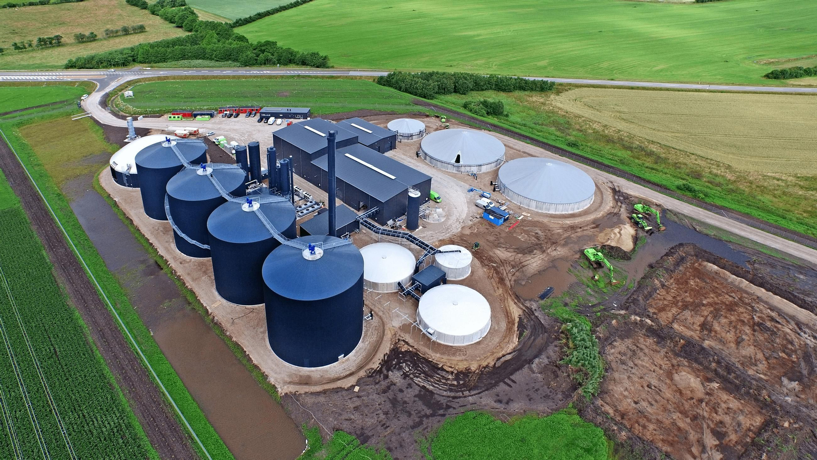 Imagen de archivo de una planta de biogás.