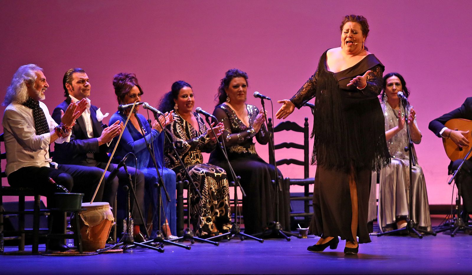 Ana de los Reyes en un momento del espectáculo.