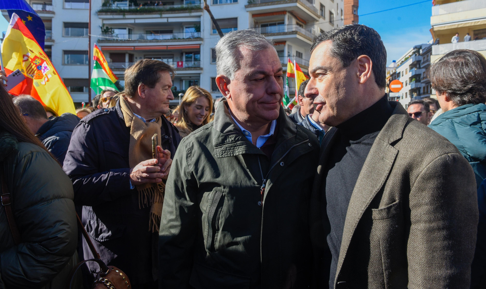 Concentración en Sevilla contra la amnistía y en defensa de Andalucía