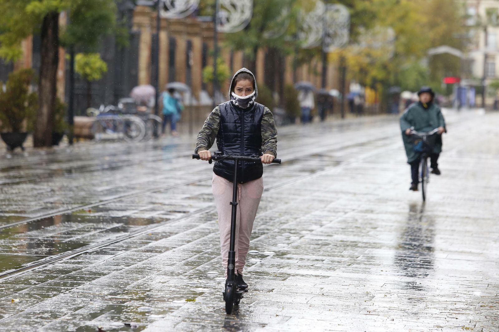 Las imágenes del temporal en Sevilla